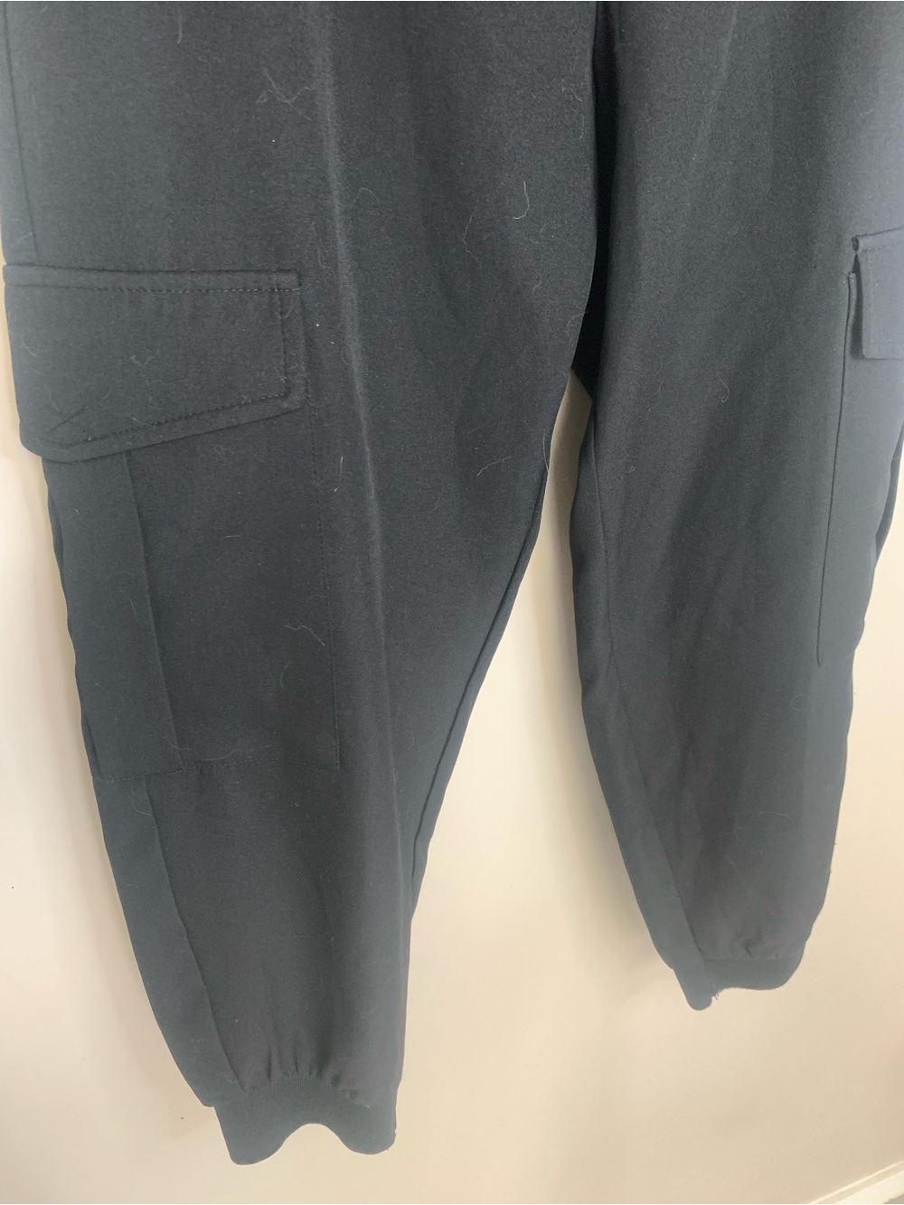 Zara Black Cargo Pants L - Picture 8 of 9